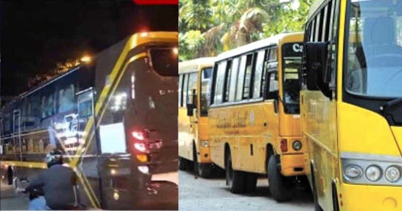ഹൈക്കോടതി ഉത്തരവിന് പുല്ലുവില; നവകേരള സദസില്‍ ആളെയെത്തിക്കാന്‍ സ്‌കൂള്‍ ബസുകള്‍ ഉപയോഗിക്കുന്നു