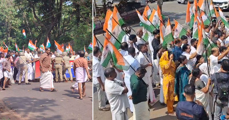 ‘നവകേരള ഗുണ്ടായിസ’ത്തിനെതിരെ സംസ്ഥാനമൊട്ടാകെ കോണ്‍ഗ്രസ് പ്രതിഷേധമിരമ്പി
