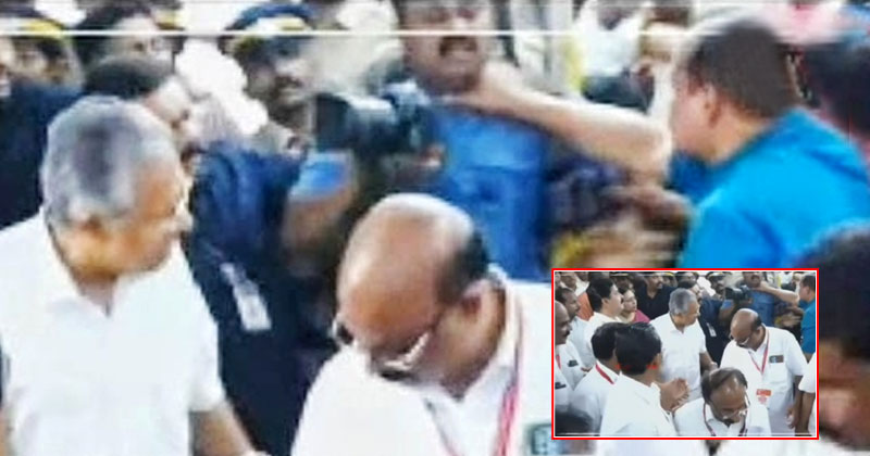നവകേരള സദസില്‍ മാധ്യമപ്രവർത്തകന് സുരക്ഷാ ഉദ്യോഗസ്ഥന്‍റെ മർദ്ദനം; സംഭവം മുഖ്യമന്ത്രി നോക്കിനില്‍ക്കെ