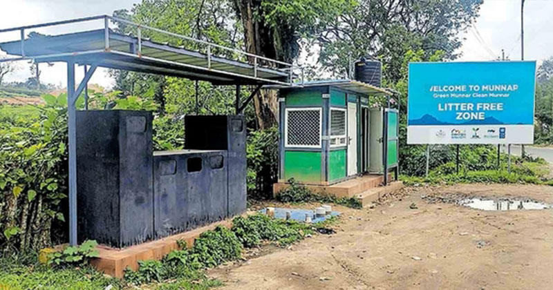 പ്രവർത്തനം നിലച്ച് മൂന്നാറിലെ ഹരിത ചെക്ക് പോസ്റ്റ്: ചിലവായത് ലക്ഷങ്ങള്‍; ആകെ പ്രവർത്തിച്ചത് മൂന്നുമാസം