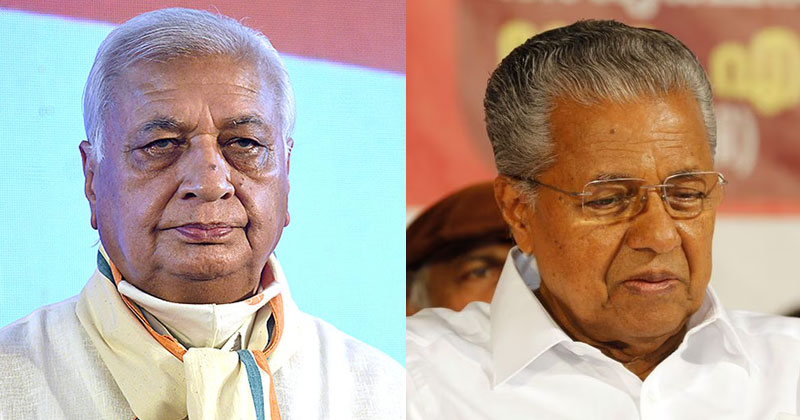 ഗവര്‍ണര്‍ നിരന്തരം പ്രോട്ടോക്കോള്‍ ലംഘനം നടത്തുന്നു; ആരിഫ് മുഹമ്മദ് ഖാനെതിരെ രാഷ്ട്രപതിക്ക് കത്തയച്ച് മുഖ്യമന്ത്രി