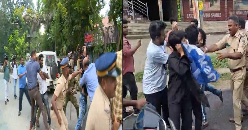 ഗവര്‍ണറെ കരിങ്കൊടി കാട്ടിയ എസ്.എഫ്.ഐക്കാര്‍ക്കെതിരെ നിസാര വകുപ്പ്; കെ.എസ്.യുക്കാരെ കുടുക്കാന്‍ കരുതിക്കൂട്ടി സര്‍ക്കാര്‍ നീക്കം
