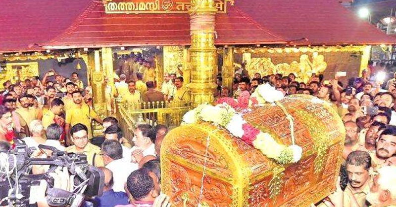 തങ്ക അങ്കി രഥ ഘോഷയാത്ര ആറന്മുളയിൽനിന്ന് പുറപ്പെട്ടു; ശബരിമലയിൽ 26ന് എത്തും