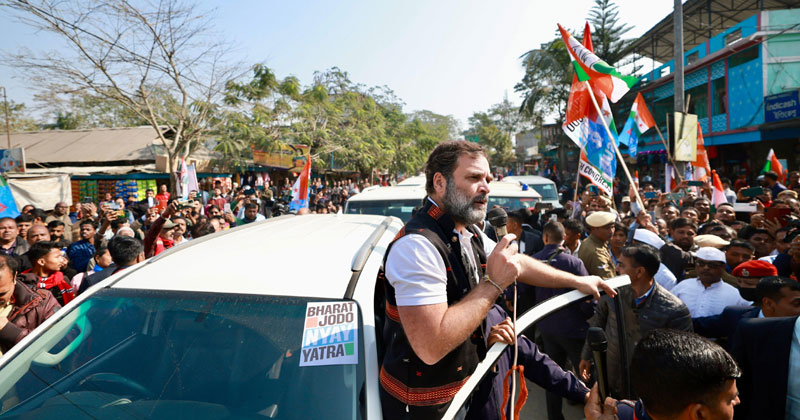 രാഹുല്‍ ഗാന്ധി നയിക്കുന്ന ഭാരത് ജോഡോ ന്യായ് യാത്ര ഏഴാം ദിനം; നീതിക്കായുള്ള ചുവടുവെപ്പ് അസമീലൂടെ അരുണാചലിലേക്ക്