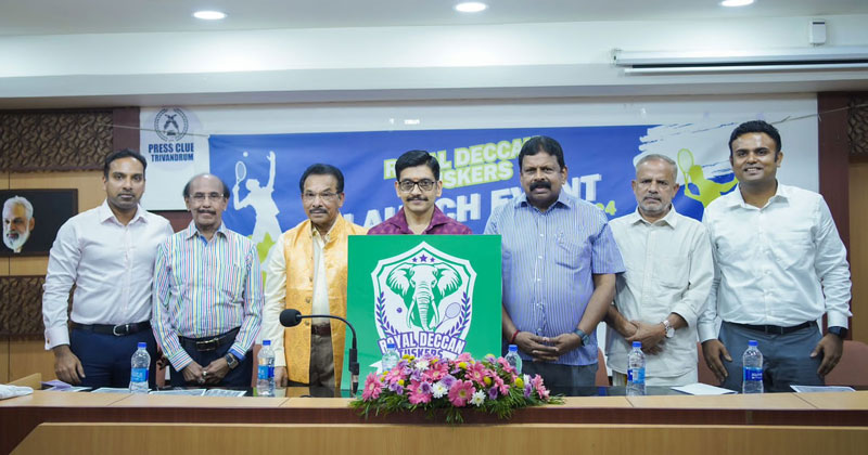 ലെജൻഡ്സ് ടെന്നിസ് ലീഗ്: റോയൽ ഡെക്കാൻ ടസ്‌കേഴ്‌സ് ടീമിന്‍റെ ലോഗോയും ജേഴ്സിയും പ്രകാശനം ചെയ്തു