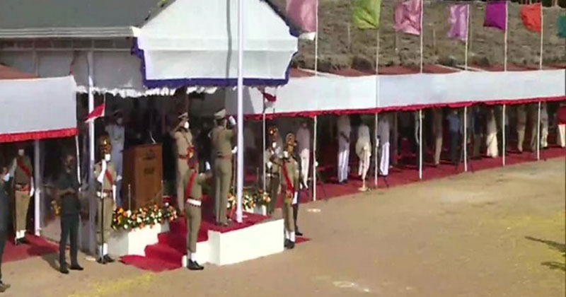 എഴുപത്തിയഞ്ചാം റിപ്പബ്ലിക് ദിനം; തിരുവനന്തപുരം സെൻട്രൽ സ്റ്റേഡിയത്തിൽ ഗവർണർ പതാക ഉയർത്തി