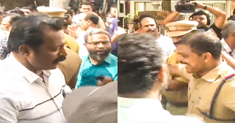 പ്രതിപക്ഷ സംഘടനകളുടെ പണിമുടക്ക്; സെക്രട്ടേറിയറ്റിനു മുന്നില്‍ സംഘര്‍ഷം