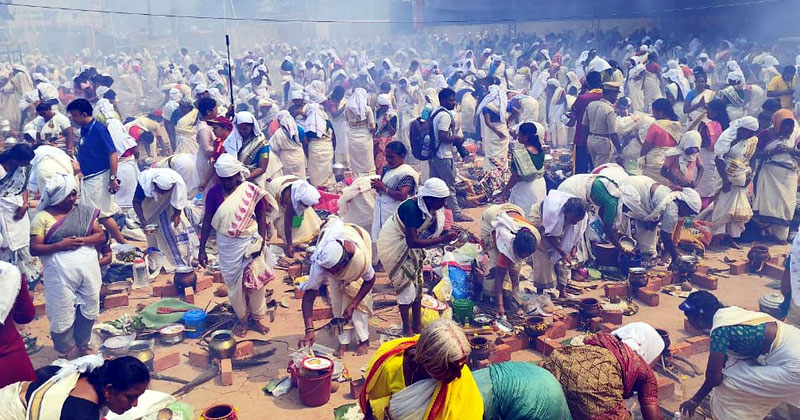 പൊങ്കാല പുണ്യം നുകർന്ന് ഭക്തലക്ഷങ്ങള്‍; അമ്മയ്ക്ക് നിവേദ്യം സമർപ്പിച്ച് പ്രാർത്ഥനയോടെ മടക്കം