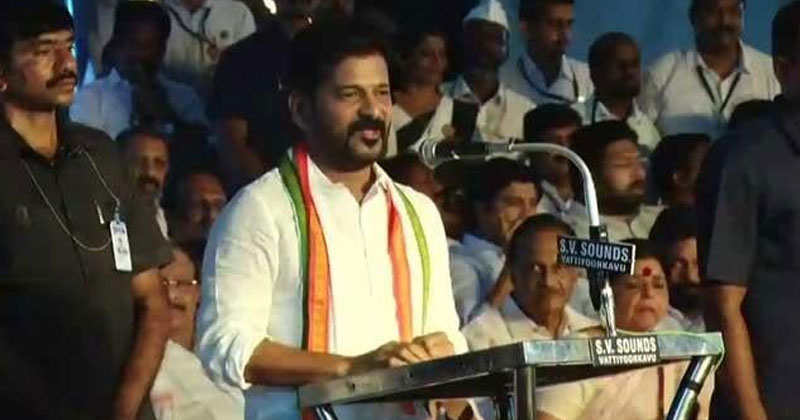 തീജ്വാല ഉയർത്തി സമരാഗ്നി;അനന്തപുരിയിൽ സമാപിച്ചു, കേരളത്തിൽ യുഡിഎഫ് 20 ൽ 20 സീറ്റും നേടുമെന്ന് രേവന്ത് റെഡ്ഡി