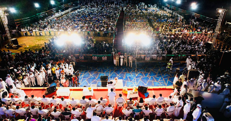 കണ്ണൂരിന്‍റെ മണ്ണില്‍ പോരാട്ടവീര്യമായി കെപിസിസിയുടെ സമരാഗ്നി; ആവേശമായി ഒഴുകിയെത്തി ജനസാഗരം