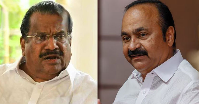 'ഇ.പി ജയരാജനെ ഭീഷണിപ്പെടുത്തി പാലക്കാട് എത്തിച്ച് സി.പി.എം അപമാനിക്കുന്നു; പാലക്കാടുകാരനല്ലാത്ത എല്‍.ഡി.എഫ് സ്ഥാനാര്‍ത്ഥി വോട്ട് ചേര്‍ത്തത് വ്യാജമായെന്നും വി ഡി സതീശൻ