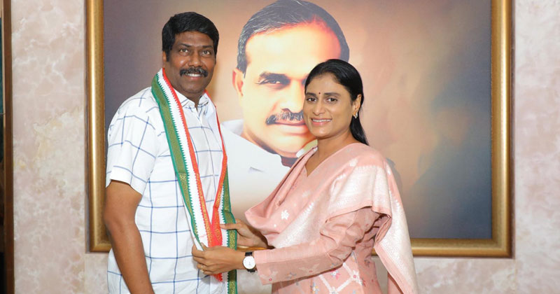 ആന്ധ്രാപ്രദേശില്‍ മുന്‍ എംഎല്‍എ പരിഗേല മുരളീകൃഷ്ണ കോണ്‍ഗ്രസില്‍ ചേർന്നു