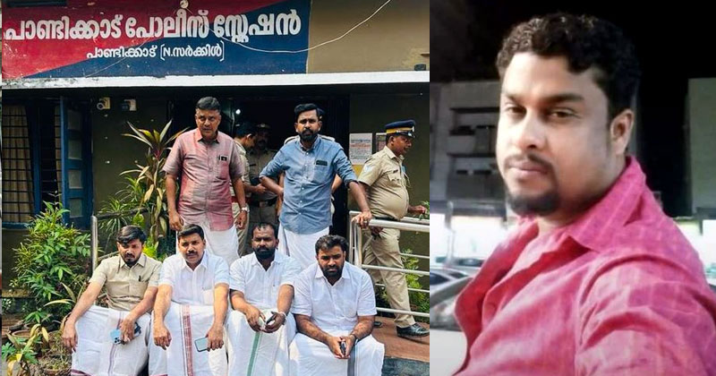മലപ്പുറത്ത് കസ്റ്റഡിയിലെടുത്ത യുവാവ് മരിച്ച സംഭവം; സ്റ്റേഷന് മുന്നില്‍ കോണ്‍ഗ്രസ് പ്രതിഷേധം
