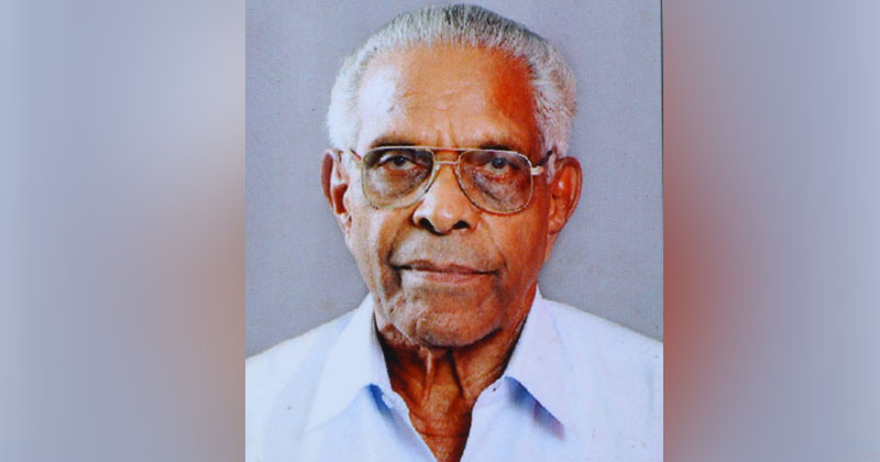 കോൺഗ്രസ് നേതാവ് ജോസഫ് വാഴക്കന്‍റെ പിതാവ് വി.ആർ. അഗസ്തി അന്തരിച്ചു