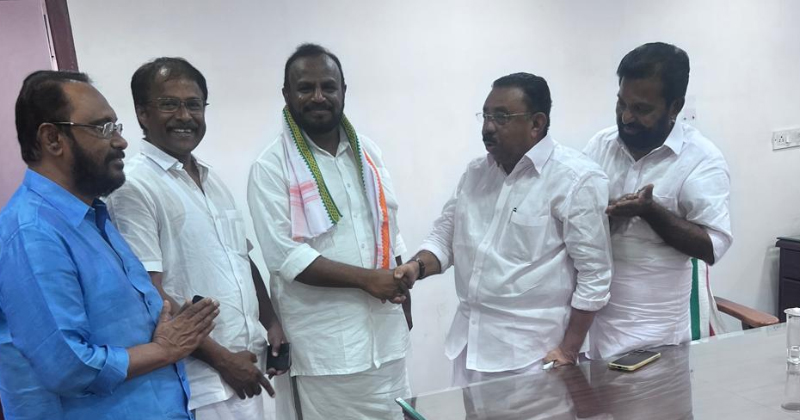 ഒഐസിസി ഗ്ലോബൽ പ്രസിഡന്‍റ് ജെയിംസ് കൂടലിന് കെപിസിസി സ്വീകരണം നല്‍കി