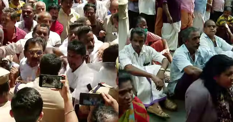 പേടിയില്ലാതെ ജീവിക്കാനുള്ള സാഹചര്യമൊരുക്കണം; ബിജു   കൊല്ലപ്പെട്ട   സംഭവത്തില്‍ നടന്ന ജനകീയ പ്രതിഷേധ മാര്‍ച്ചില്‍ സംഘർഷം