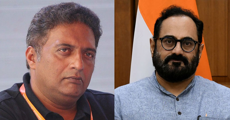 രാജാവിന്‍റെ സദസ്സിലെ വിദൂഷകരാണ് രാജീവ് ചന്ദ്രശേഖർ അടക്കമുള്ളവർ: പ്രകാശ് രാജ്