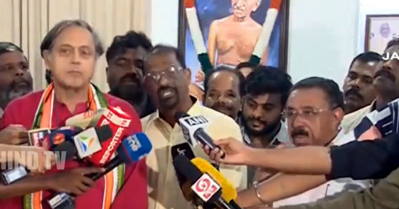 തരൂരിന് പിന്തുണ പ്രഖ്യാപിച്ച് ബിജെപി നേതാവ് കോണ്‍ഗ്രസില്‍ ചേർന്നു; ബിജെപി പണം നല്‍കി വോട്ട് പിടിക്കുന്നുവെന്ന് ആരോപണം