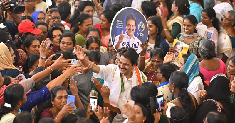 കെ.സി.വേണുഗോപാലിന്‍റെ തിരഞ്ഞെടുപ്പ് പ്രചാരണം; മെഗാ ഷോ നടത്തി സിനിമാതാരങ്ങള്‍