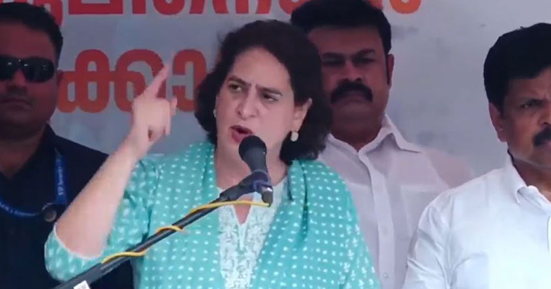 തിരഞ്ഞെടുപ്പിലെ  ഓരോ വോട്ടും പ്രാധാന്യം അർഹിക്കുന്നത്; വയനാടിന് മാത്രമല്ല രാജ്യത്തിനു വേണ്ടിയാണ് വോട്ട്: പ്രിയങ്ക ​ഗാന്ധി