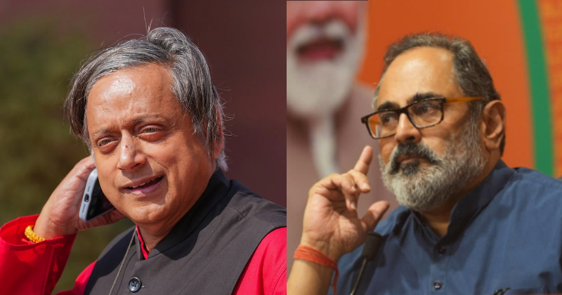 അപകീർത്തി പരാമര്‍ശം; രാജീവ് ചന്ദ്രശേഖറിനെതിരെ  മാനനഷ്ടകേസ് ഫയൽ ചെയ്ത് ശശി തരൂർ
