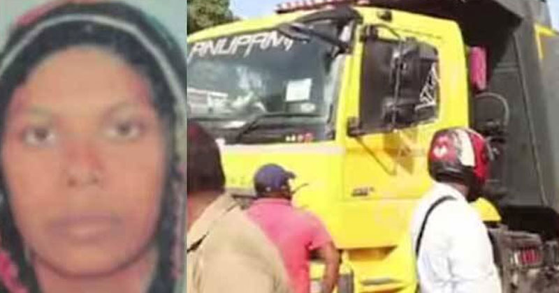 ടിപ്പര്‍ ലോറി കയറിയിറങ്ങി സ്കൂട്ടര്‍ യാത്രക്കാരി മരിച്ചു; സംഭവം കഴക്കൂട്ടത്ത്