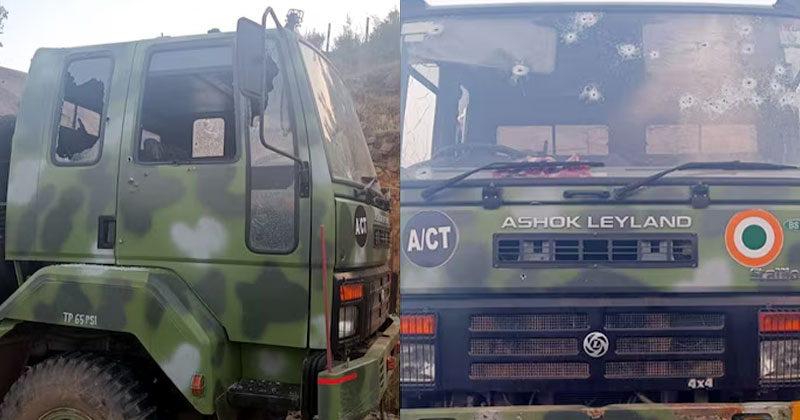 ജമ്മു-കശ്മീരിലെ പൂഞ്ചില്‍ ഭീകരാക്രമണം; പ്രദേശവാസികളായ 6 പേരെ കസ്റ്റഡിയിലെടുത്ത് സെെന്യം