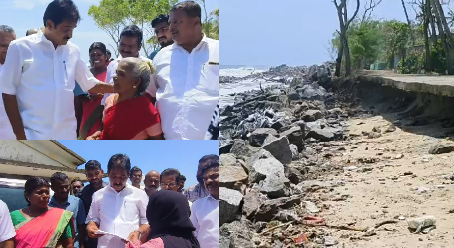 അമ്പലപ്പുഴയില്‍ ഗവണ്‍മെന്‍റ് അടിയന്തരമായി ഇടപെട്ട് കടൽഭിത്തി നിർമിക്കാനുള്ള സംവിധാനം ഏർപ്പെടുത്തണമെന്ന് കെ.സി. വേണുഗോപാൽ എംപി