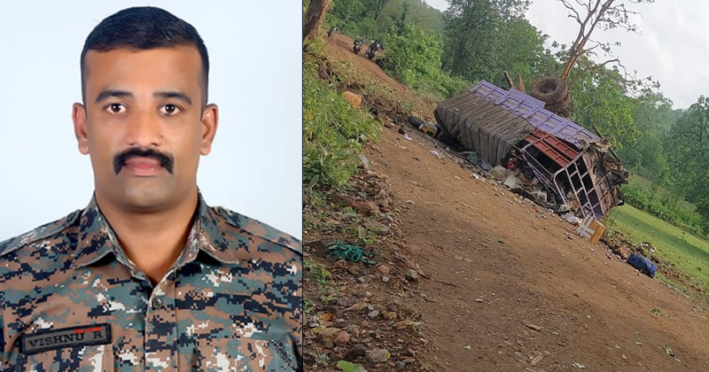 നാടിന് നോവായി വിഷ്ണു; വീരമൃത്യു വരിച്ച ജവാന്‍റെ മൃതദേഹം ജന്മനാട് ഏറ്റുവാങ്ങി