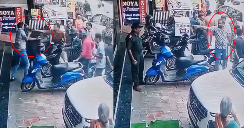 കടയ്ക്ക് മുന്നില്‍ വഴി തടസപ്പെടുത്തി കാർ പാർക്ക് ചെയ്തു; ചോദ്യം ചെയ്ത സെക്യൂരിറ്റി ജീവനക്കാരന് മർദ്ദനം