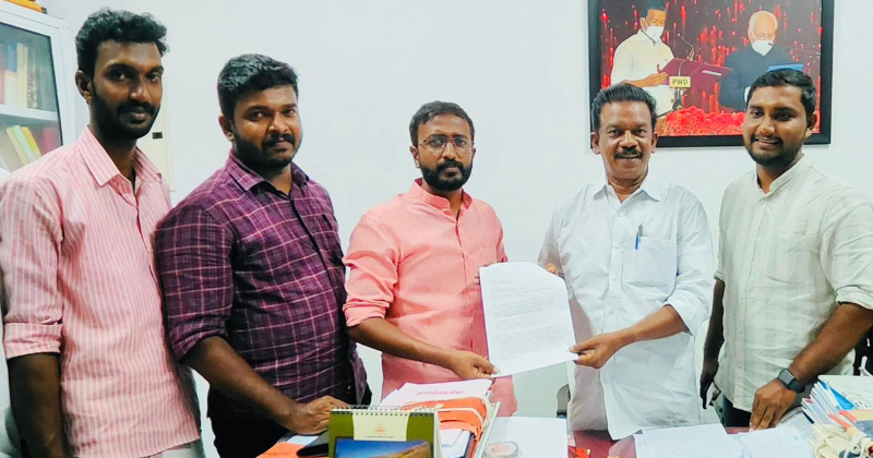 ഇ-ഗ്രാന്‍റ്സ് തുകകൾ മുടങ്ങുന്നു; മന്ത്രി കെ.രാധാകൃഷ്ണന് നിവേദനം നൽകി കെഎസ്‌യു