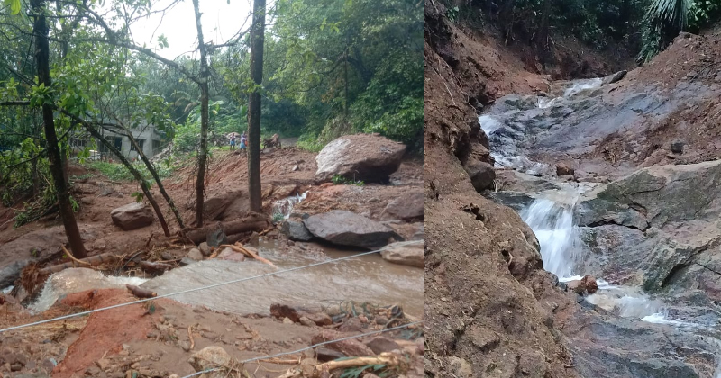 ഇടുക്കി പൂച്ചപ്രയിൽ ഉരുൾപൊട്ടൽ; വ്യാപക നാശനഷ്ടം, ജാഗ്രതാ നിര്‍ദ്ദേശം