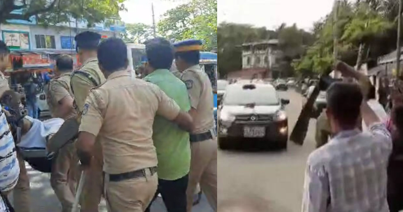 പ്ലസ് വൺ സീറ്റ് പ്രതിസന്ധി: മുഖ്യമന്ത്രിക്ക് നേരെ കരിങ്കൊടി വീശി; കെഎസ്‌യു-എംഎസ്എഫ് പ്രവര്‍ത്തകര്‍ കസ്റ്റഡിയിൽ