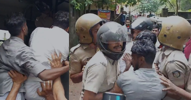 പ്ലസ് വൺ സീറ്റ് പ്രതിസന്ധി; മലപ്പുറത്ത് കെഎസ്‌യു പ്രവർത്തകരുടെ മാർച്ചില്‍ സംഘർഷം, അറസ്റ്റ് ചെയ്ത് പോലീസ്