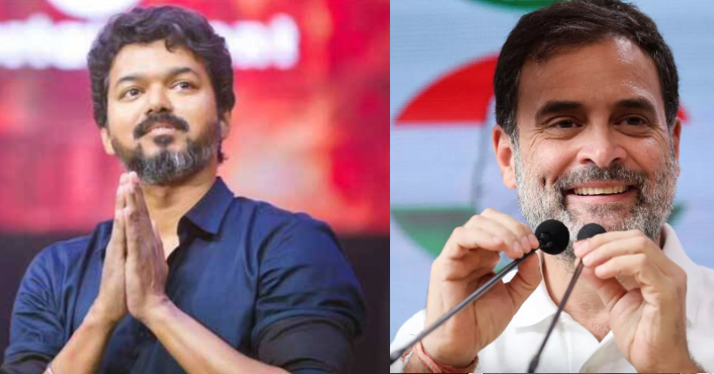 പ്രതിപക്ഷ നേതാവ് രാഹുൽ ഗാന്ധിയ്ക്ക് ആശംസകളുമായി തമിഴ് സൂപ്പർതാരം വിജയ്