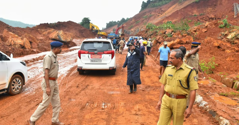 കരയില്‍ ലോറി ഇല്ലെന്ന് സ്ഥിരീകരിച്ച് സെെന്യം; ഗം​ഗാവാലി നദി കേന്ദ്രീകരിച്ച് പരിശോധന