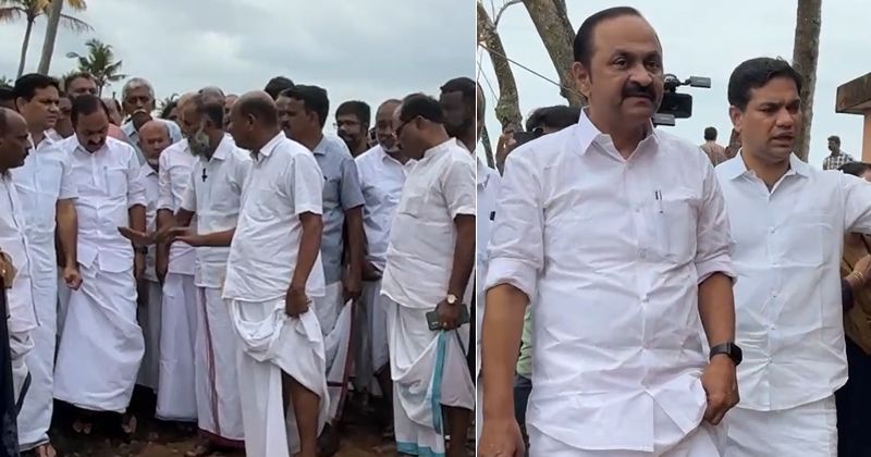 കടല്‍ക്ഷോഭം തടയാന്‍ സർക്കാർ മാർഗ്ഗങ്ങള്‍ ഒന്നും സ്വീകരിച്ചില്ല; അവഗണിച്ചാല്‍ ശക്തമായ പ്രതിഷേധം ഉണ്ടാകും, എടവനാക്കാട് സന്ദർശിച്ച് വി.ഡി. സതീശന്‍