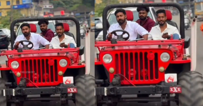 ആകാശ് തില്ലങ്കേരിക്ക് ലൈസൻസ് ഇല്ലെന്ന് മോട്ടോർ വാഹന വകുപ്പ്