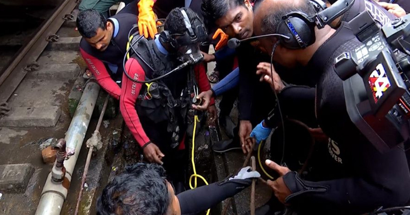 ജോയിക്കായി തിരച്ചില്‍: നാവികസേനയുടെ അഞ്ചംഗ സംഘം എത്തി