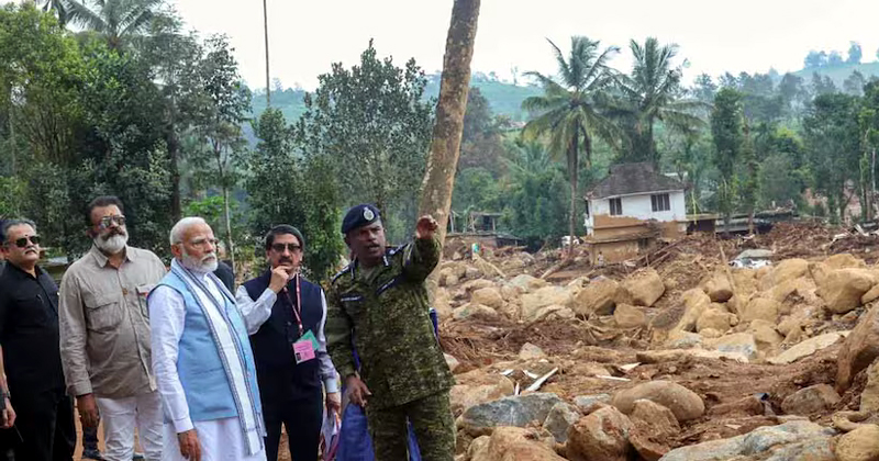 വയനാടിന്‍റെ ദുരന്തം കണ്ടറിഞ്ഞ് പ്രധാനമന്ത്രി മടങ്ങി; കേന്ദ്രത്തിന് കഴിയുന്ന സഹായങ്ങളെല്ലാം ചെയ്യുമെന്ന് വാഗ്ദാനം