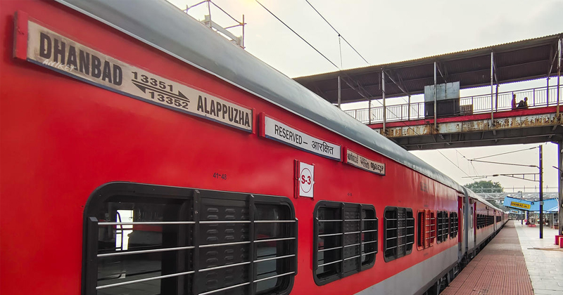 ആലപ്പുഴ-ധൻബാദ് എക്സ്പ്രസ് നാളെ പുറപ്പെടാൻ വൈകും