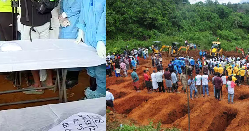 മൂന്നാം ദിവസവും കൂട്ടസംസ്കാരം; തിരിച്ചറിയാത്ത 22 ശരീരഭാഗങ്ങൾ ഇന്ന് സംസ്കരിച്ചു