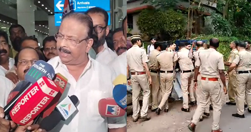 കായംകുളത്ത് യൂത്ത് കോണ്‍ഗ്രസ് നേതാക്കള്‍ക്കുനേരെ പോലീസ് അതിക്രമം: പോലീസ് ജനങ്ങളുടെ സ്വൈരജീവിതം തകര്‍ക്കുന്നുവെന്ന് കെ. സുധാകരന്‍ എംപി