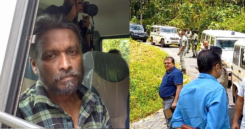 അറസ്റ്റിലായ മാവോയിസ്റ്റ് നേതാവ് സി.പി. മൊയ്തീനെ കണ്ണൂരിലെ വിവിധിടങ്ങളിൽ എത്തിച്ച് തെളിവെടുപ്പ് നടത്തി