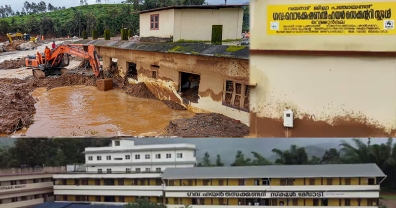 വയനാട് ദുരന്തഭൂമിയില്‍ നാളെ സ്കൂള്‍ തുറക്കുന്നു; വെള്ളാര്‍മല സ്കൂളിലെ വിദ്യാര്‍ത്ഥികള്‍ ഇനി മേപ്പാടി ഹൈസ്കൂളിൽ