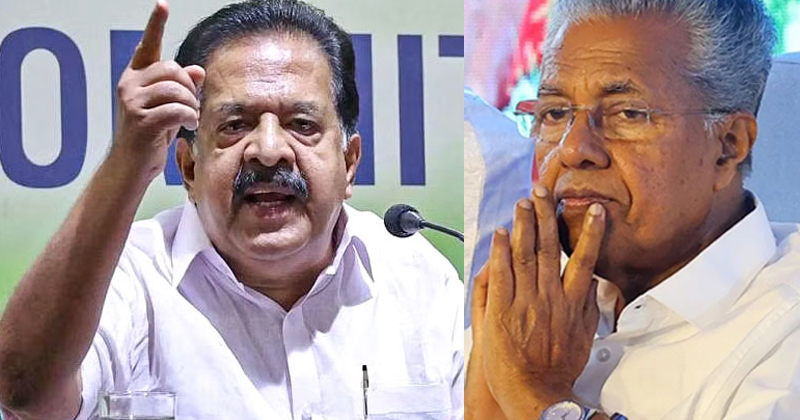 'എഡിജിപി - വത്സന്‍ തില്ലങ്കേരി കൂടിക്കാഴ്ച എന്തിനായിരുന്നു? എല്ലാം മുഖ്യമന്ത്രിയുടെ അറിവോടെയെന്ന് രമേശ് ചെന്നിത്തല