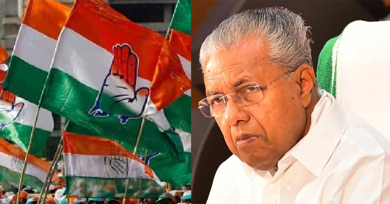 മുഖ്യമന്ത്രിയുടെ രാജിയാവശ്യം ശക്തമാക്കി കോണ്‍ഗ്രസ്; മണ്ഡല തലത്തില്‍ പ്രതിഷേധ തീപ്പന്തം 10 ന്