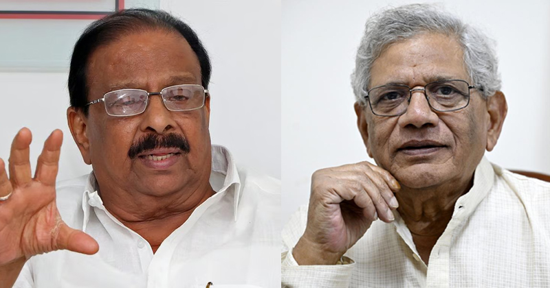 നഷ്ടമായത് ഇന്ത്യന്‍ രാഷ്ട്രീയത്തിലെ സൗമ്യതയുടെ മുഖം; യെച്ചൂരിയുടെ നിര്യാണത്തില്‍ അനുശോചിച്ച് കെ.സുധാകരന്‍