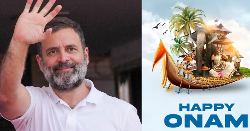 ഓണാശംസകള്‍ നേര്‍ന്ന് രാഹുല്‍ ഗാന്ധി