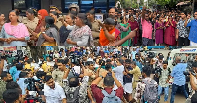 എഡിഎം നവീൻ ബാബുവിന്‍റെ ആത്മഹത്യ; പി.പി. ദിവ്യക്കെതിരെ ശക്തമായ പ്രതിഷേധം, ജീവനക്കാരടക്കം തെരുവിൽ